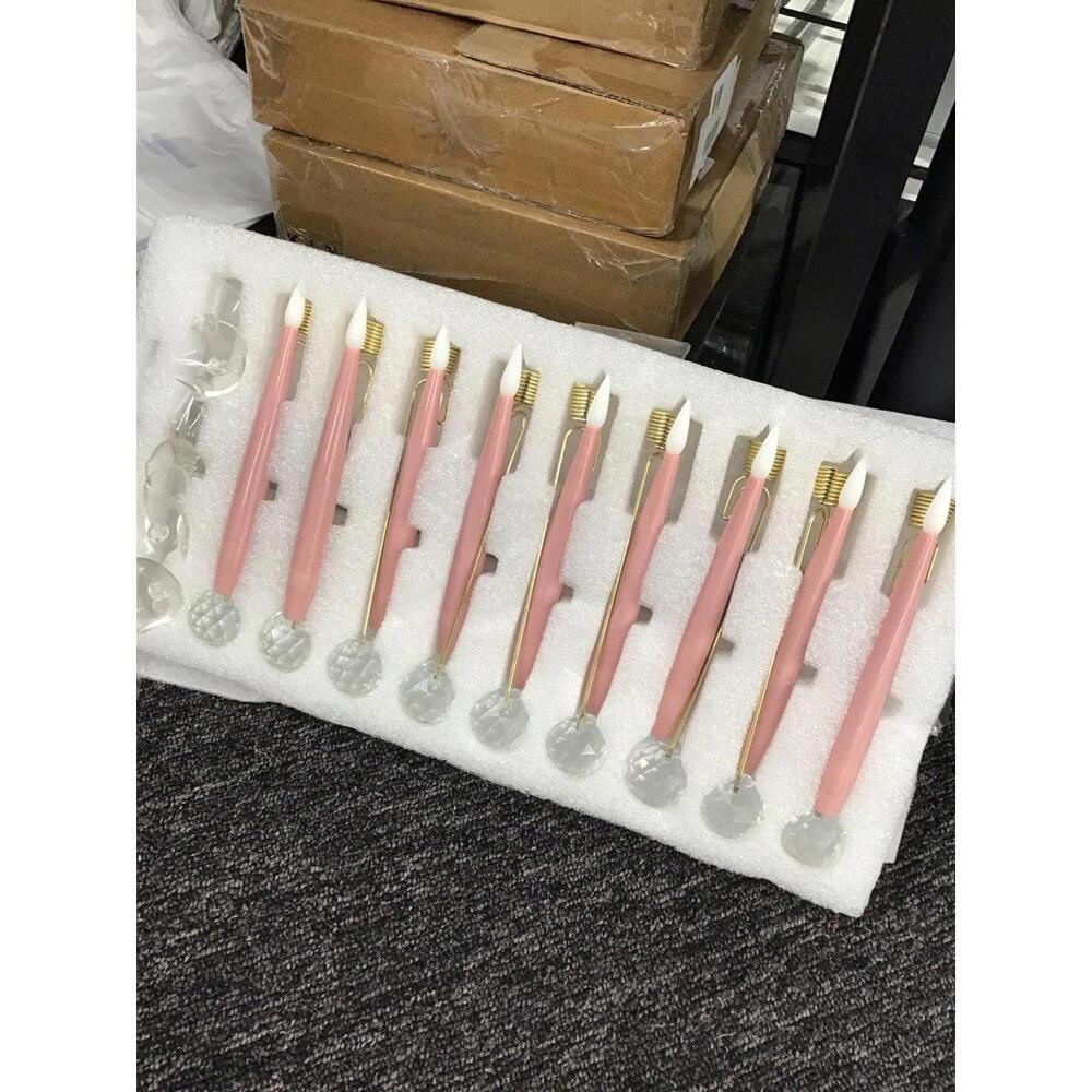 Set of 9 august and leo flameless Christmas tree candles